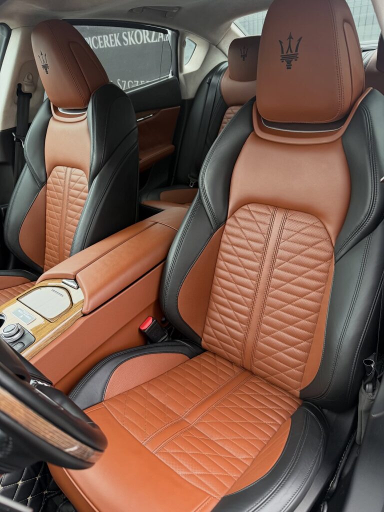Maserati Quattroporte – renowacja skórzanej tapicerki